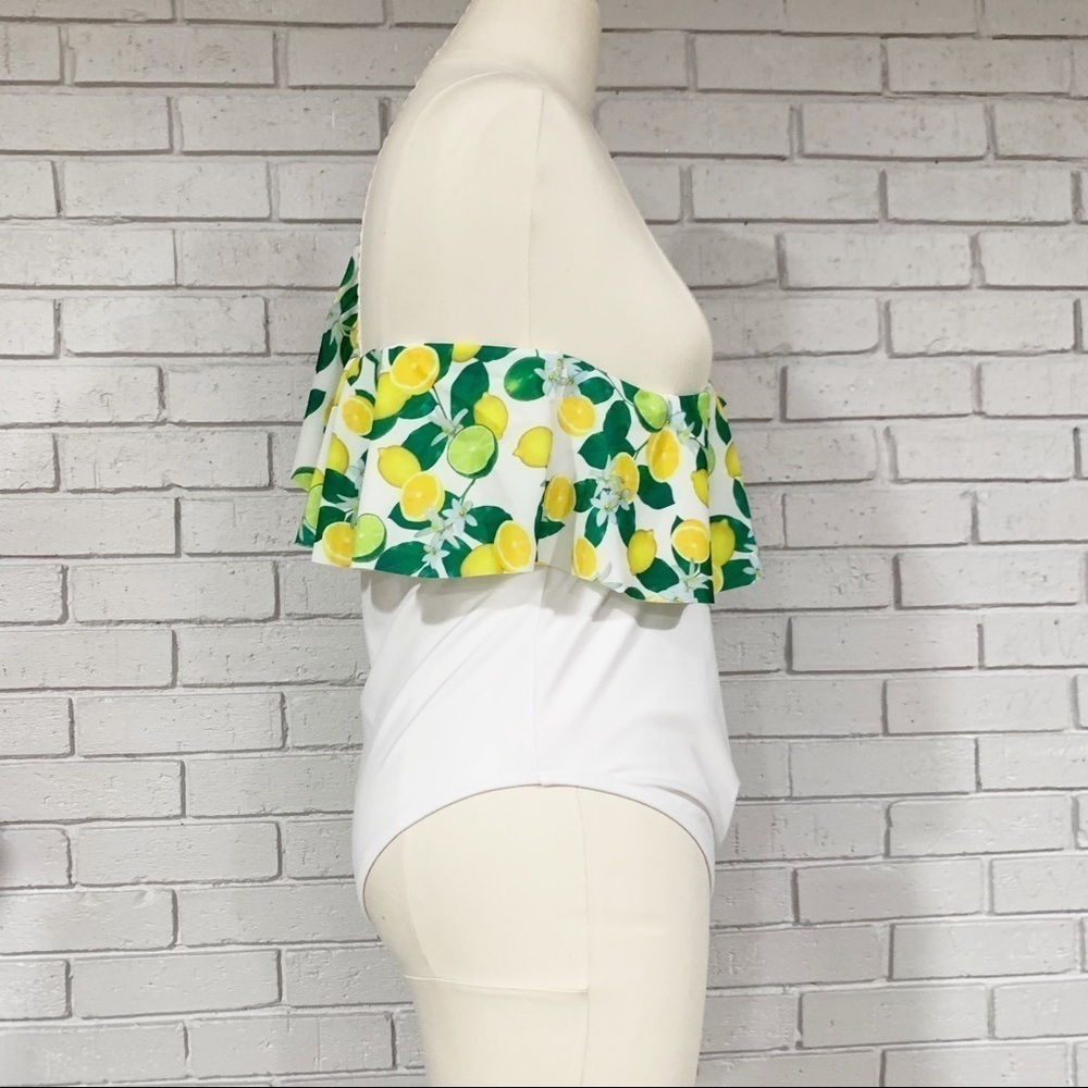Brave Soul Women’s One‎ Frill Swimsuit - Picture 4 of 5
